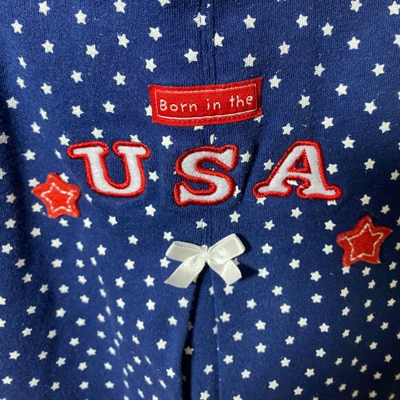 Child of Mine Carter's Navy USA One Piece Sundress Romper - Picture 3 of 6